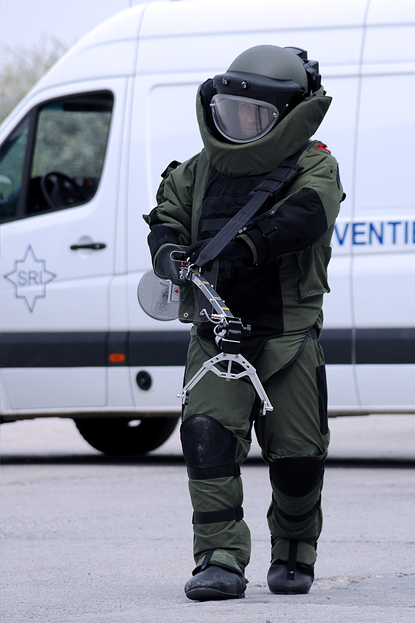 Pyrotechnic specialist from the antiterrorist 